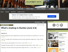 Tablet Screenshot of dumbonyc.com